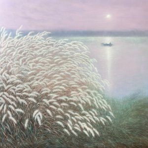 บึงหมอกและดอกหญ้า  (Misty Marsh and Wild Grasses)
