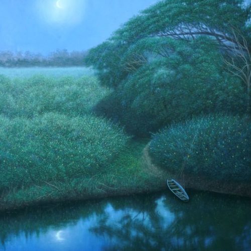 เงาจันทร์ริมบึง (Moonlight by the Marsh)